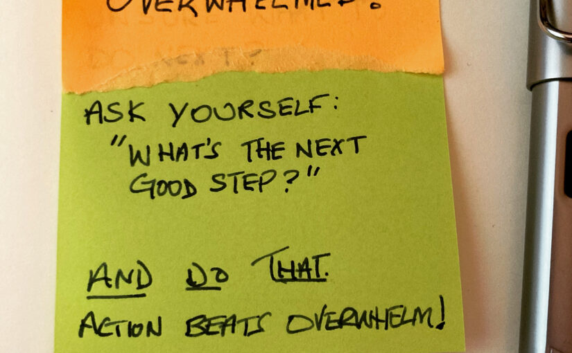 jim connolly overwhelmed advice